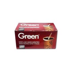 Green Kağıt Sargılı Tahta Karıştırıcı 200’lü