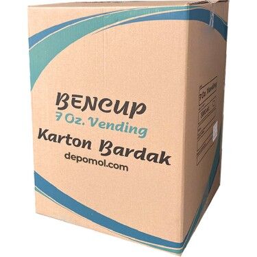 Bencup Karton Bardak 7 oz - 3000 Adet (Koli)