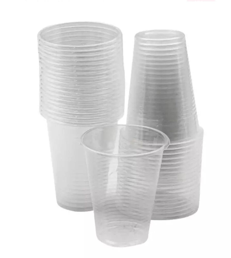 Plastik Şeffaf Bardak 180 cc - 100’lü Paket
