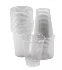 Plastik Şeffaf Bardak 180 cc - 100’lü Paket