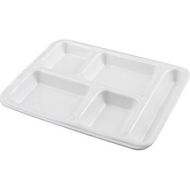 5 Gözlü Köpük Tabak - 50’li Paket