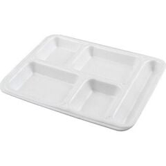 5 Gözlü Köpük Tabak - 50’li Paket