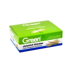 Jelatinli Tekli Ambalajlı Kürdan - Green 450’li Paket