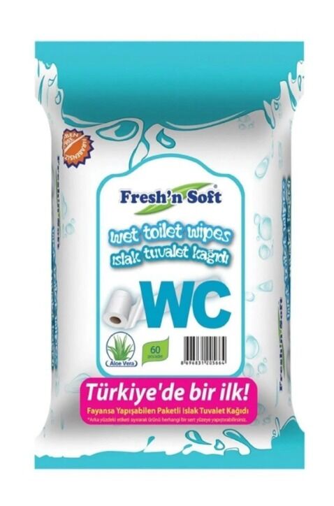 Fresh’n Soft Islak Tuvalet Kağıdı 60’lı (Yetişkin)