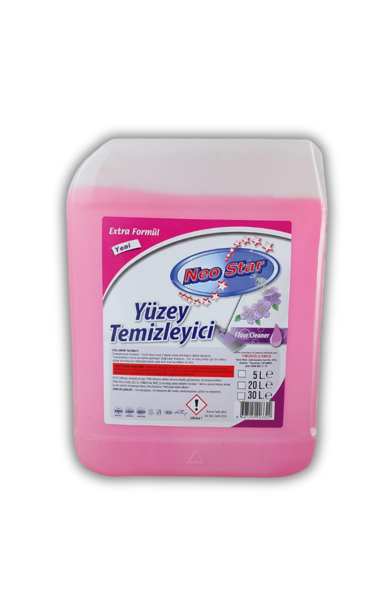 NEO STAR Yüzey Temizleyici 5 kg Bahar Çiçekleri Kokulu, Yoğun Temizlik